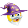 Wizard Emoticon Sticker