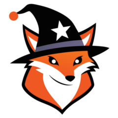 Wizard Fox Sticker