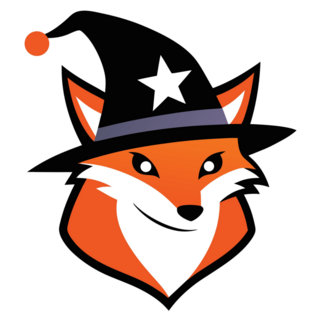 Wizard Fox Sticker