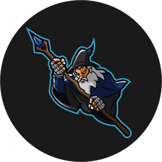 Wizard Gaming Mascot Sticker