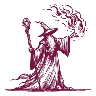 Wizard Hand Drawn Sticker