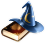 Wizard Hat And Old Book Sticker
