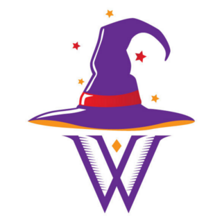 Wizard Hat Logo Sticker