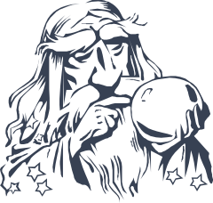 Wizard Holding Crystal Ball Sticker