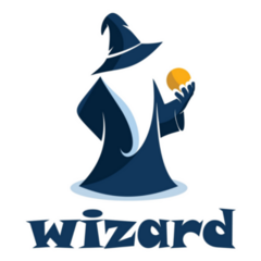Wizard Magician Logo Sticker