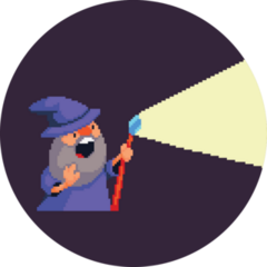 Wizard Making Light Sticker