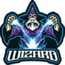 Wizard Mascot Lettering Sticker