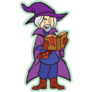 Wizard Reading Sticker