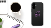 Wizard Warlock Purple Sticker on a Phone (New) example