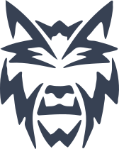 Wolf Coyote Dog Face Sticker