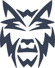 Wolf Coyote Dog Face Sticker