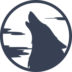 Wolf Coyote Dog Howling Sticker