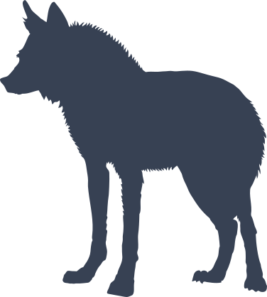 Wolf Coyote Dog Sticker
