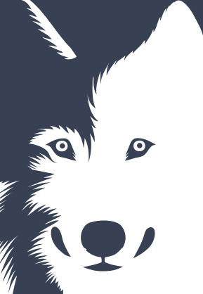 Wolf Face Sticker