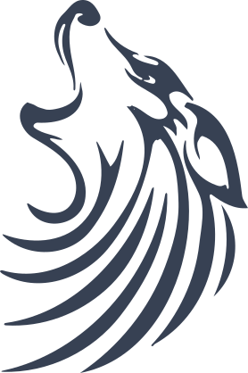 Wolf Head Howling Sticker