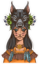 Wolf Headdress Sticker