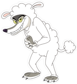 Wolf In Sheep’s Clothing Sticker