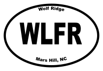Wolf Ridge Oval Sticker
