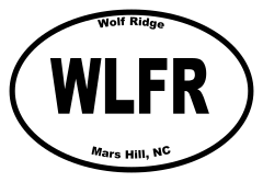 Wolf Ridge Oval Sticker