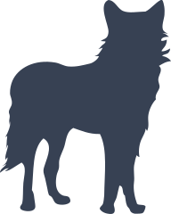 Wolf Silhouette Sticker