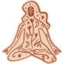 Woman Boho Yoga Sticker