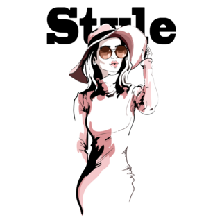 Woman Portrait Style Sticker