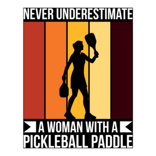 Woman With A  Pickleball Sticker