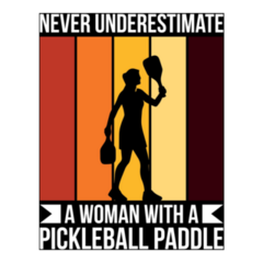 Woman With A  Pickleball Sticker