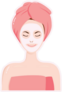 Woman With Beauty Mask Sticker