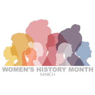 Womens History Month Banner Sticker