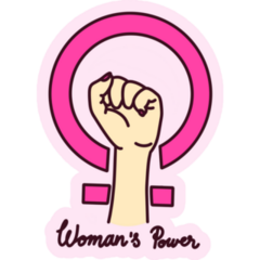 Womens Rights Female Power Sticker