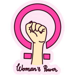 Womens Rights Female Power Sticker