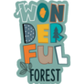 Wonderful Winter Forest Sticker
