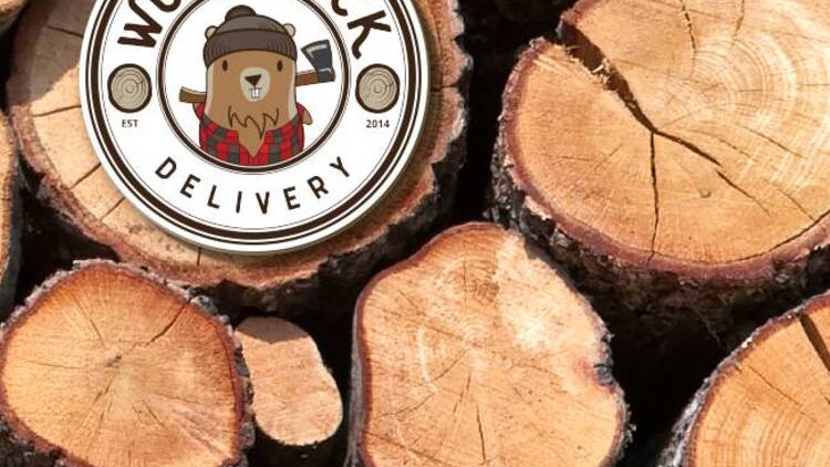 Woodchuck Delivery Circle Stickers