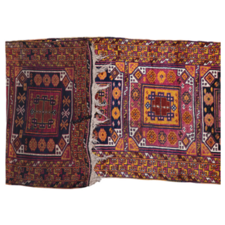 Wool Woven Old Antique Turkish Rug Sticker