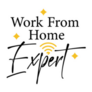Work From Home Expert Quote Lettering Sticker