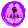 World Alzheimers Day Illustration Sticker