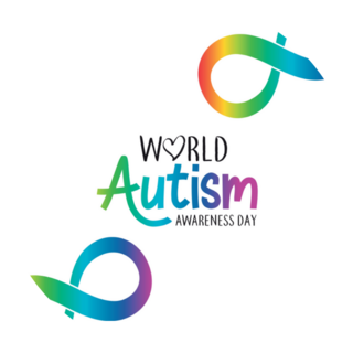 World Autism Awareness Anniversary Colorful Sticker
