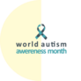 World Autism Awareness Month Blue Ribbon Sticker