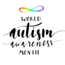 World Autism Awareness Month Rainbow Infinity Sticker