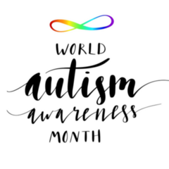 World Autism Awareness Month Rainbow Infinity Sticker