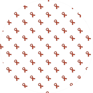 World Cancer Day, Seamless Pattern Of Ribbon Sticker