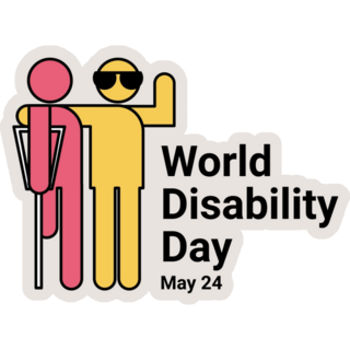 World Disability Day Banner Sticker
