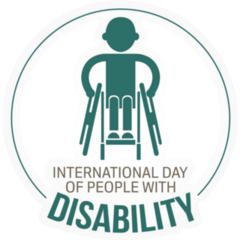 World Disability Day Poster Sticker