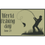 World Fishing Day Sticker