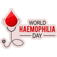 World Haemophilia Day Health Awareness Sticker