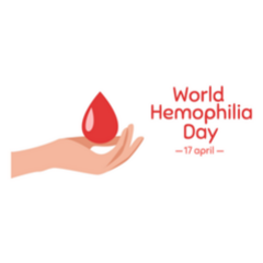 World Hemophilia Day Illustration Sticker