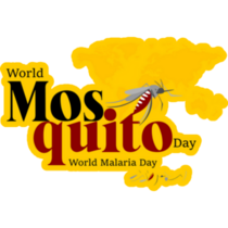 World Mosquito Day On Yellow Sticker