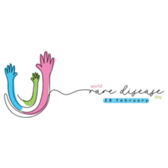 World Rare Disease Day Line Art Sticker