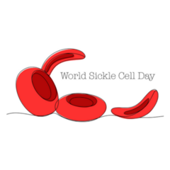World Sickle Cell Day Rare Disease Sticker 